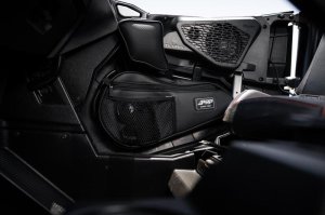 Polaris RZR S900 Knee Pads - Driver and Passenger Side - PRP Seats - With Door Speakers - Black - `14-`23